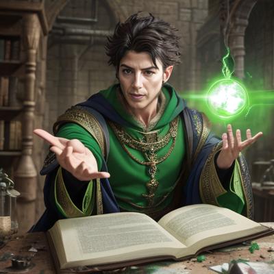 Turn yourself into a green wizard